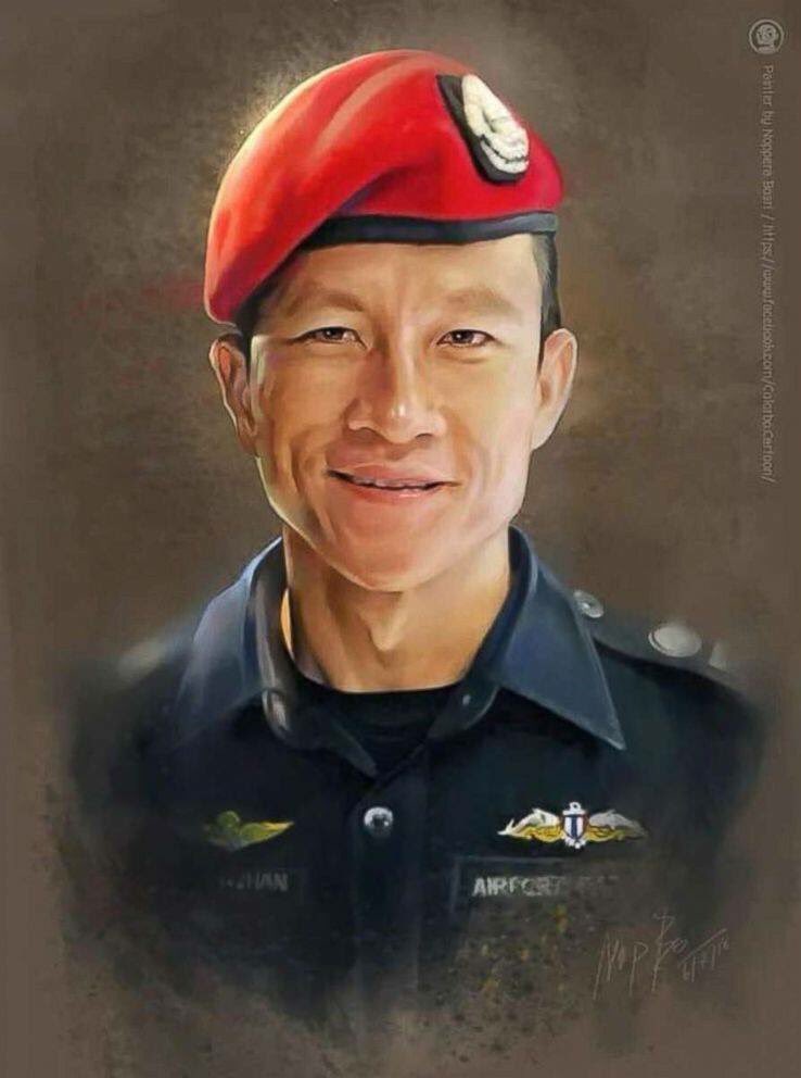 Mi admiración a Saman Gunan, soldado tailandés que perdió su vida creando las condiciones para salvar los niños en la cueva de Tailandia. Luz y descanso eterno, héroe! #ThailandCaveRescue #Thailand