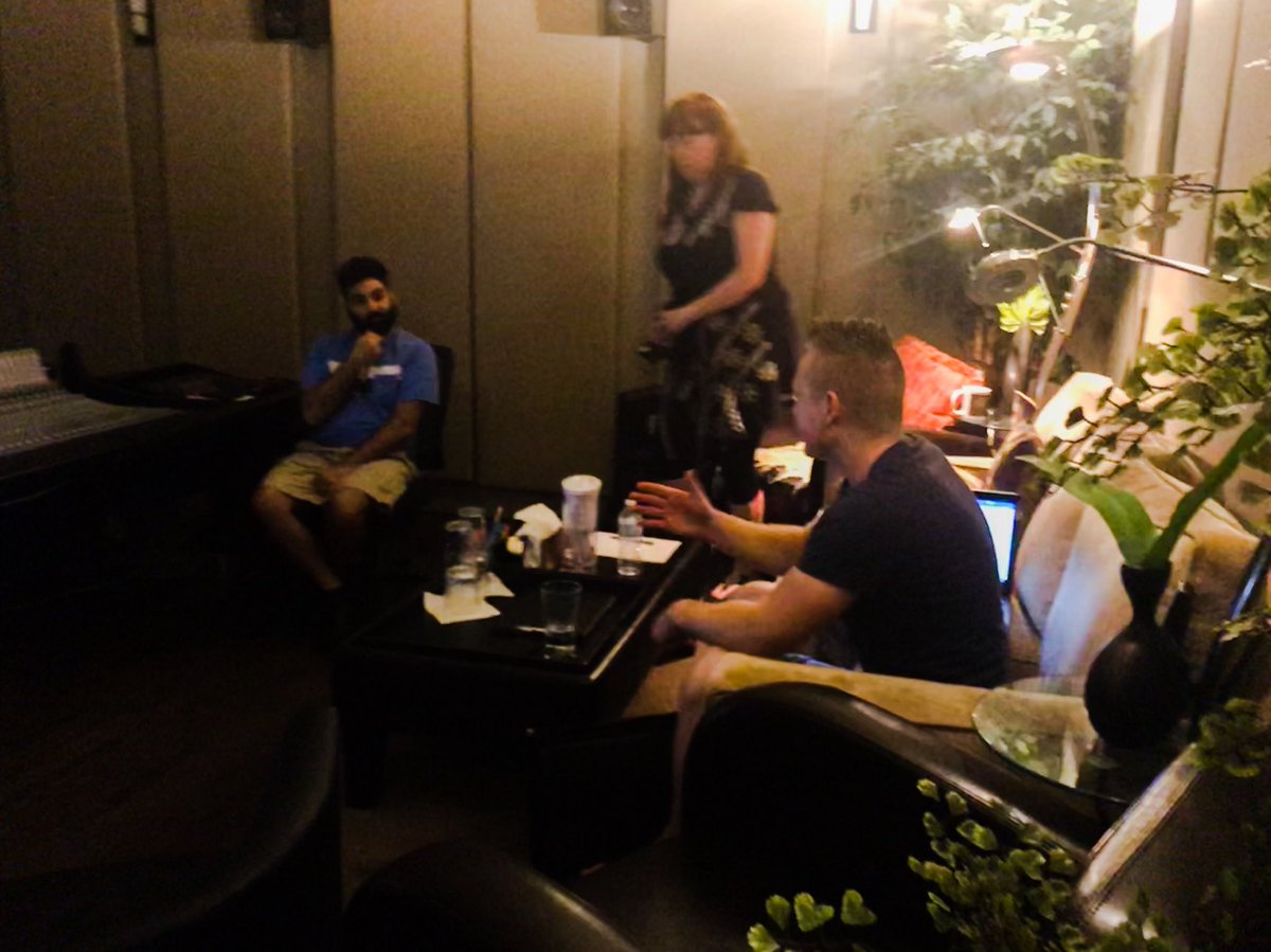 ChrisLaneFlix's tweet photo. Great Day at #postcitysound &amp; #pomagranitepictures #spottingsession #lockedpicture #vfx #Alanmurray #filmmaking #film #investors #producerlife #torontofilmindustry #supportindiefilm #postproduction #makingmovies #filmfestival #movies #ComingSoon https://t.co/6RbiIpLVl1