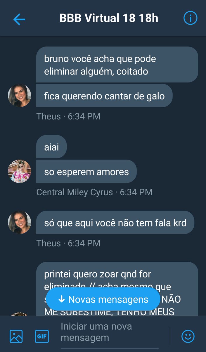 TheBBBVirtual18's tweet photo. Participantes Gleici (@planteumbruno) Viegas (@comentstheus) e Caruso (@tuitaguss) brigam nesse tarde https://t.co/f0L8bO2TUU