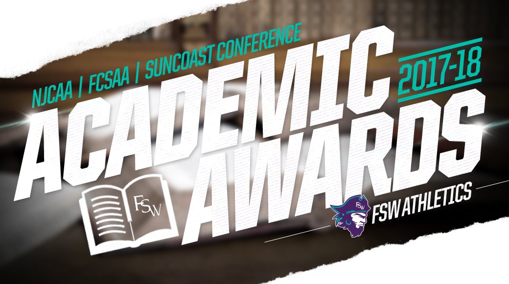 FSWBucs's tweet image. FSW Student-Athletes Earn Academic Awards For Success In The Classroom During 2017-18 Academic Year

RELEASE &amp;gt;&amp;gt;&amp;gt; fsw.prestosports.com/x/tut0n