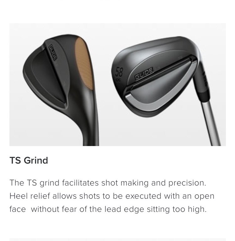 SophWalks's tweet image. Do you have different clubs for different conditions ????                 I've ordered some @PINGTourEurope Glide wedges for this summer in the U.K. #linksgolf #hardground #bounce