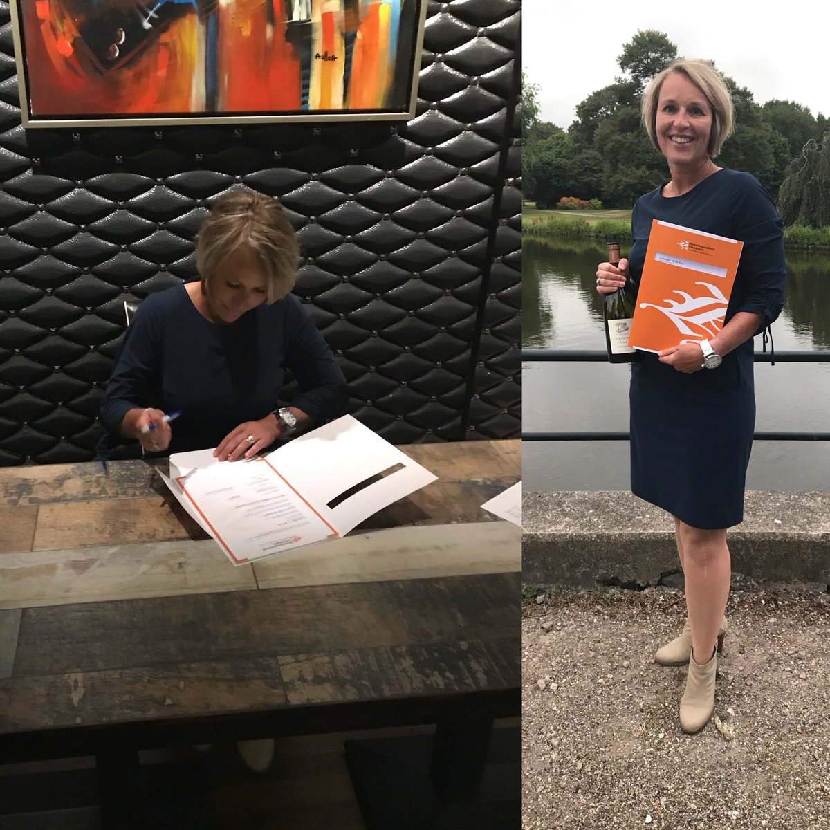 gabydevos's tweet photo. Vanavond mijn Hbo-diploma Commerciële Economie in ontvangst mogen nemen! #commerciëleeconomie #hanzehogeschoolgroningen #bachelorofbusinessadministration https://t.co/8FagLQwixb