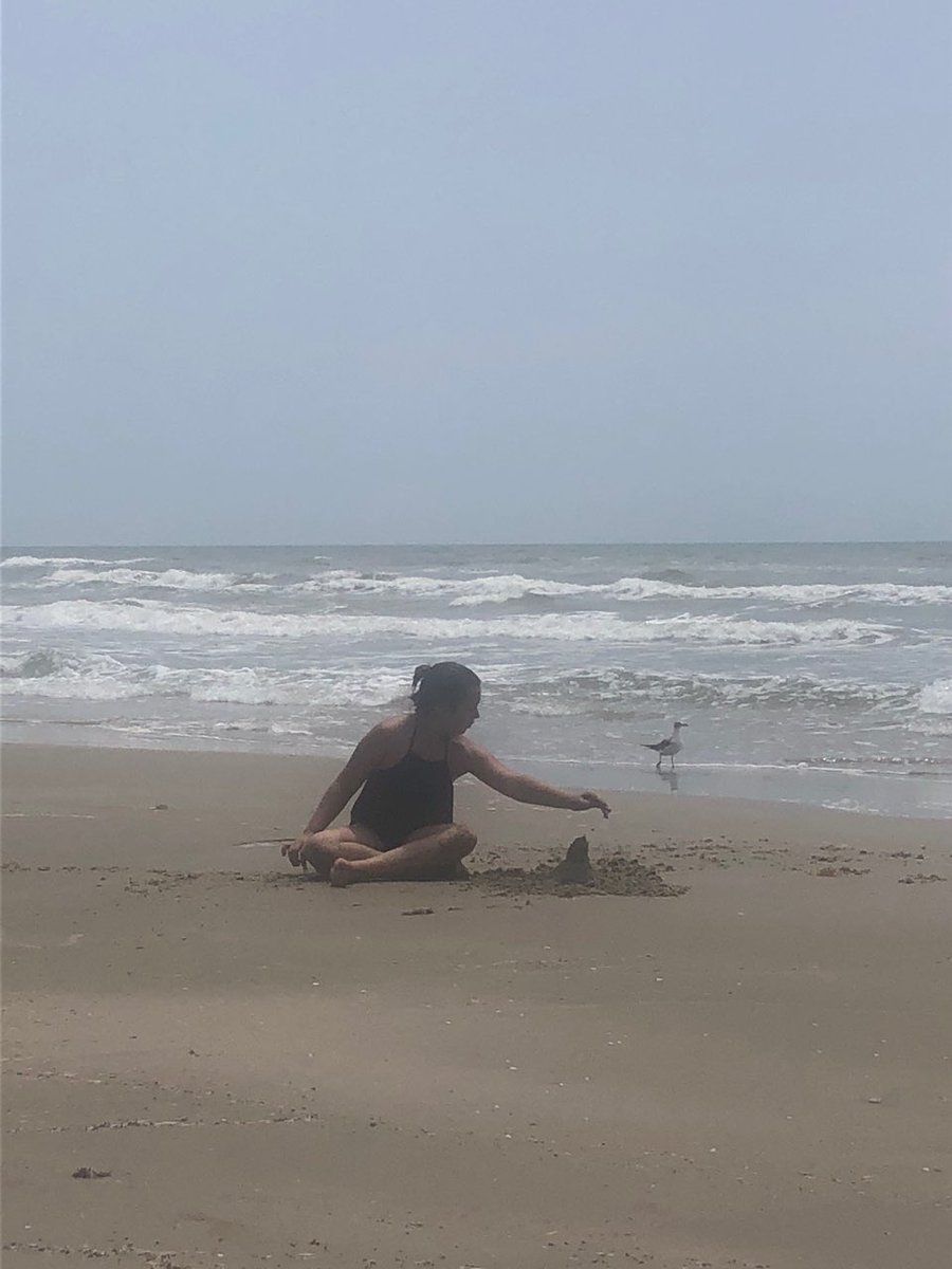 What a perfect day for the beach! We went to Padre Island National Seashore. Not crowded at all. #lobosummerselfie #beachselfie