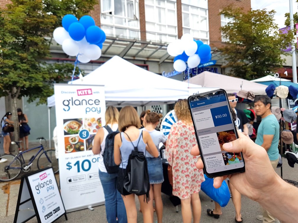 Super glad we checked out @glancepay at the <a href="/khatsahlano/">Khatsahlano</a> street party on Saturday! We got a $50 credit and spent it at <a href="/LasMargaritasBC/">Las Margaritas</a> #clientpride