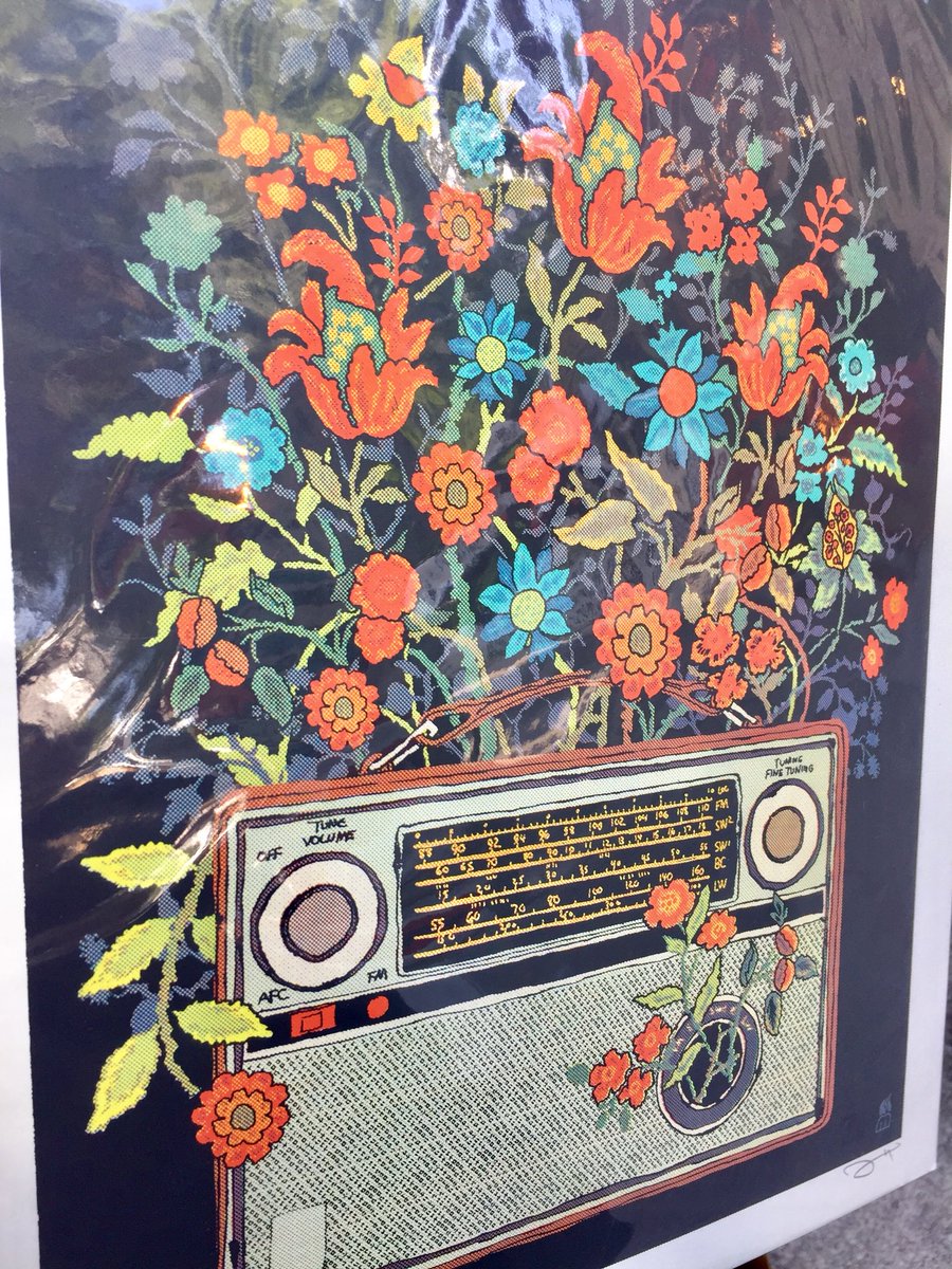 I couldn’t refuse. Can’t wait to hang this on the wall📻