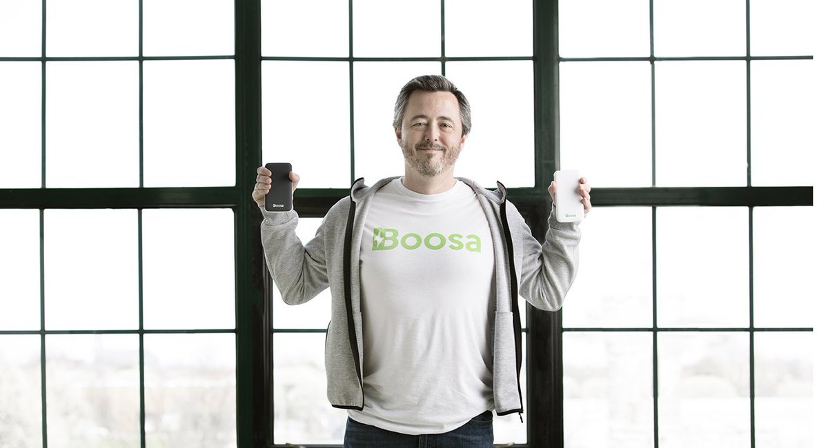 ChrisReimer's tweet photo. BIG NEWS for me: I've launched @BoosaTech, a new consumer tech products biz. First product is a power bank / portable phone charger. PLS RT!
FB announcement here: https://t.co/IY8ZI15Reu https://t.co/HziksxhD95