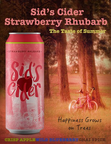 Our beloved Strawberry Rhubarb is now in cans! <3  #ns_craftcider #ns_apples #ns_craftbrewing #drinklocal