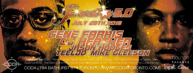 djheather's tweet photo. #MM #JustAnnounced #Toronto  #SatJuly28th #Jennstar 🎂 @CodaToronto @farriswheel @djheather @JasonHodgesTO #Teelo @mike_gleeson https://t.co/jyTh5h8bB1