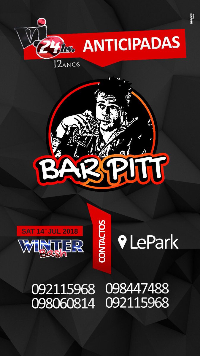 VjcostaVj's tweet photo. 🎟 Conseguí tu anticipada con las barras‼️No te duermas 😴💤

👇🏼👇🏼👇🏼

@BarElDescorche 
@BarBuda_ 
@pitt_bar 
@ReproBar 

Somos Vj 🔝💯 https://t.co/TYaNfoqFFk