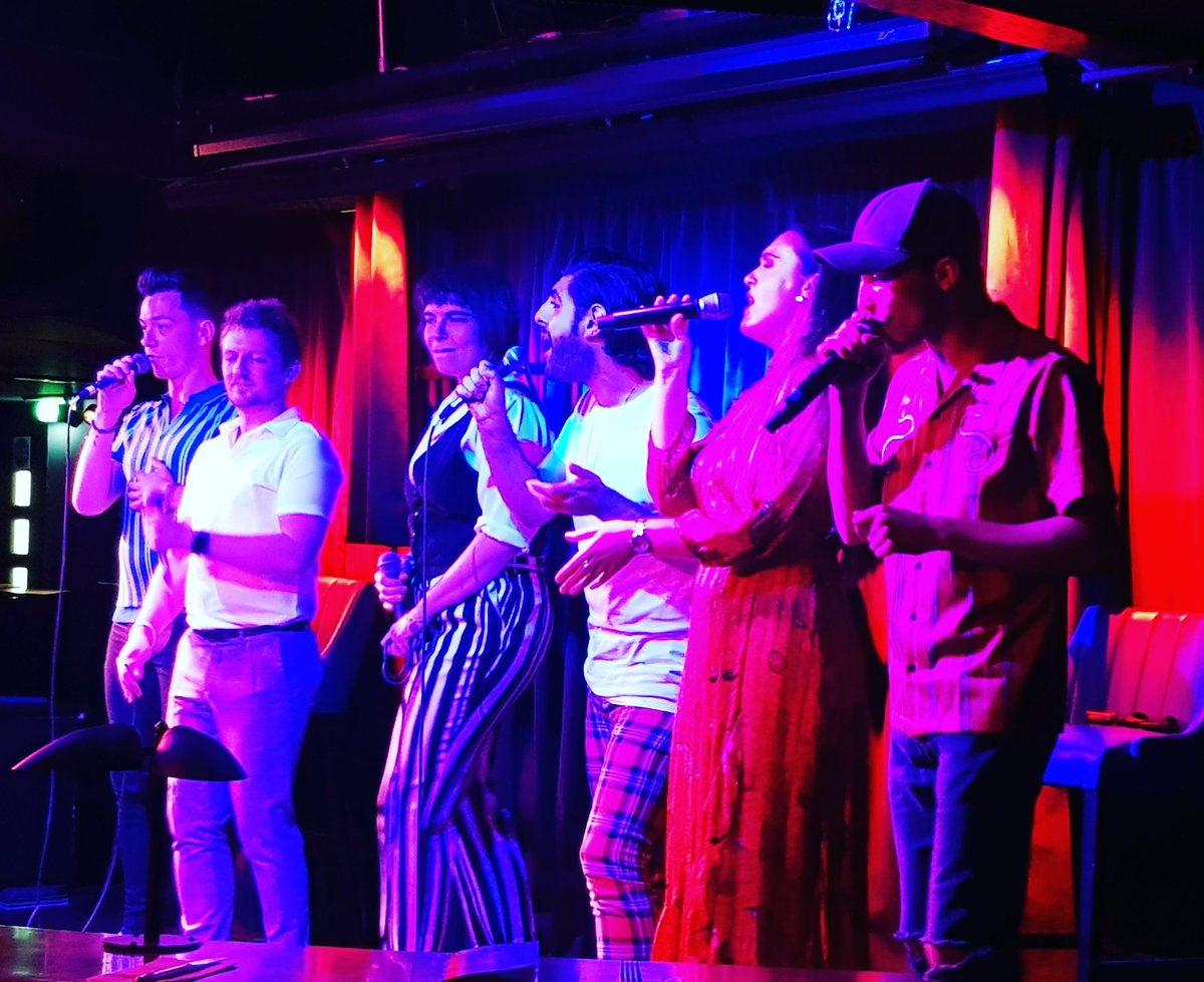 LVLeague's tweet photo. 5 incredible groups ? Check
1 incredible venue? Check
1 lighting desk meltdown? Check 

1 absolutely STONKING night of LIVE A Cappella at @pizzajazzclub ?
CHECK!

Thank you to ALL who came tonight. It means the world that you supported UK A Cappella by booking to see our show! https://t.co/CrXQ7F0NAf