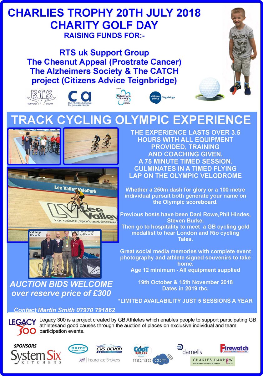 CharliesTrophy's tweet image. Auction  lots at Charlie’s Trophy - opportunity to bid for sport lovers wanting a unique experience to treat someone special , support 4 charities and help GB Olympians .
@devonfox54 @FirewatchSW @System6Kitchens @Dainton_Park @Sherwoodsonline @newtonabbothour @Asigns_SW