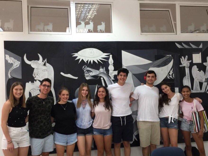 USchoolUpper's tweet photo. USchool Spanish Ss immersed in Spanish language and culture this summer #ExLearning #Sharkpride https://t.co/cK0cgYgu3I