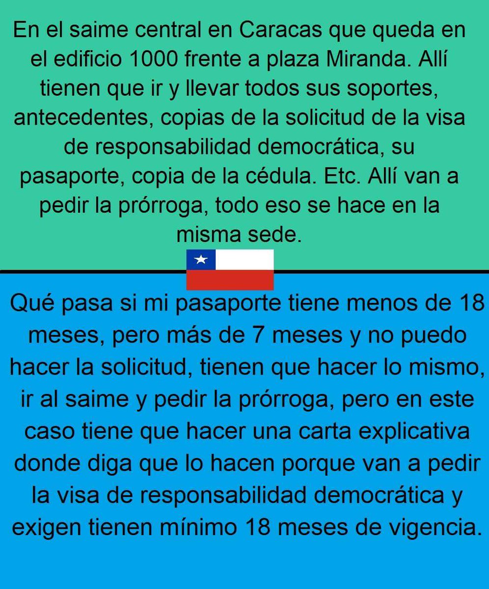 nisveida's tweet photo. Les comparto esta información en cuanto al tema #VisaDeResponsabilidadDemocratica y los 18 meses de vigencia del pasaporte.

#apostilla
#Saime 
#AntecedentesPenales 
#Apostillas 
#visaResponsabilidaDemocratica https://t.co/4reS7hzF5o