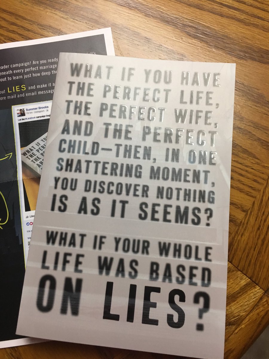 #LiesBook