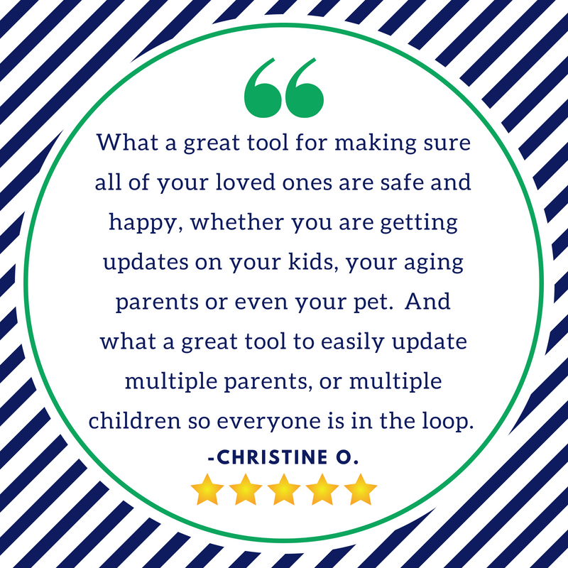 Thanks for the FABULOUS review, Christine! 
⭐⭐⭐⭐⭐
We love being able to keep loved ones 'in the loop'! Learn more about us: precioustatus.com
#review #testimonial #precioustatus #app #family #parenting #momlife #momsofinstagram