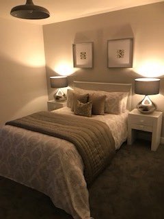 OakingDev's tweet photo. Show-home now opening for viewings! Come and view remaining apartments on our Cedar Court Development! #Wales #Conwy #Development #apartmentliving #newbuild #showhome #oakingdevelopments #architecture https://t.co/WVNSJf20qR