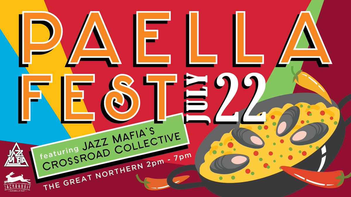 We're excited to partner with <a href="/jazzmafia/">Jazz Mafia</a> and <a href="/SFGreatNorthern/">The Great Northern</a> on our first ever Paella Fest, happening July 22! Join us for a day full of multiple paella flavors, beverages, and of course, great music. More info here: facebook.com/events/4071258…