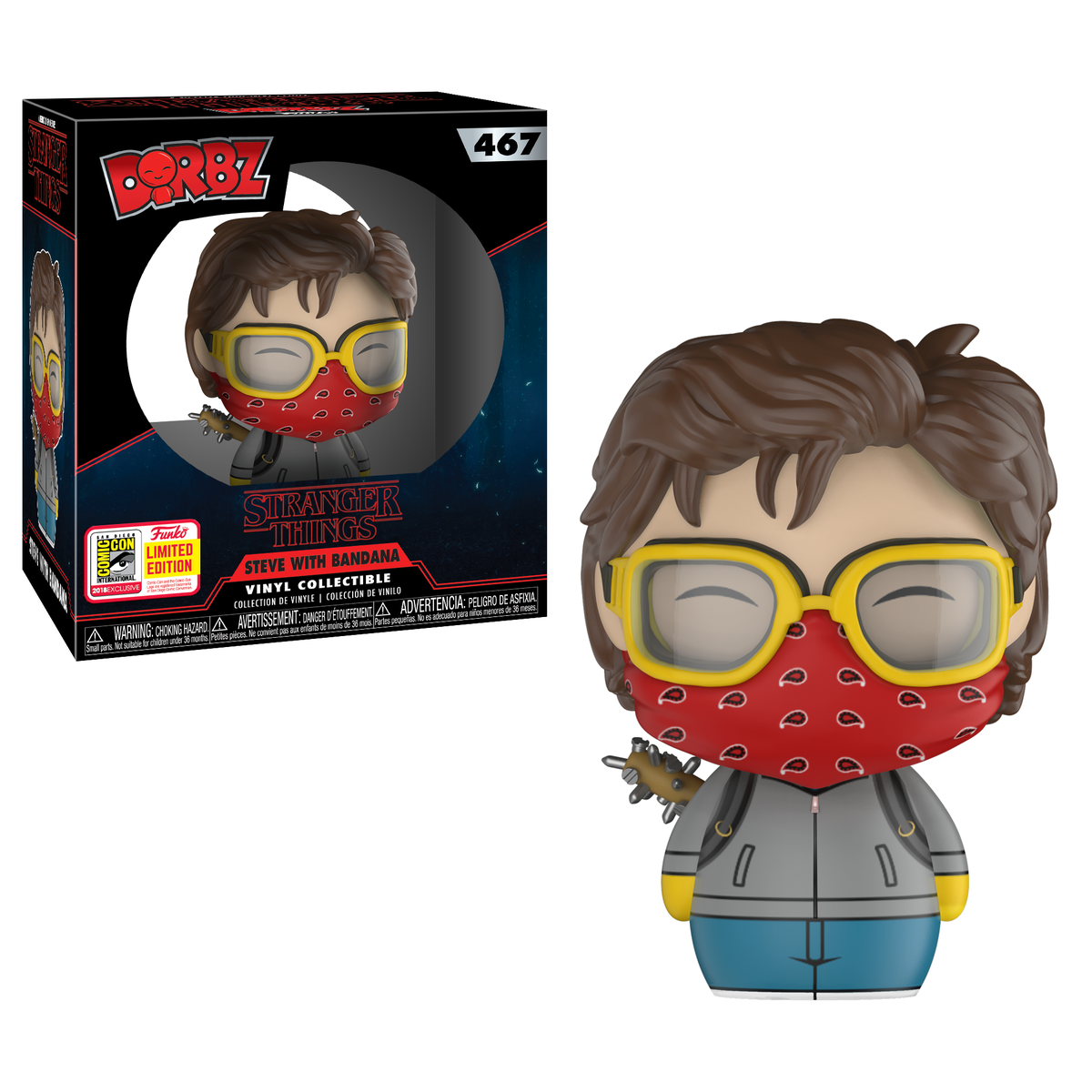 Funko's tweet photo. RT &amp; follow @funko for the chance to win an #SDCC 2018 exclusive Steve with Bandana Dorbz! #FunkoSDCC https://t.co/LSNuPZjkak