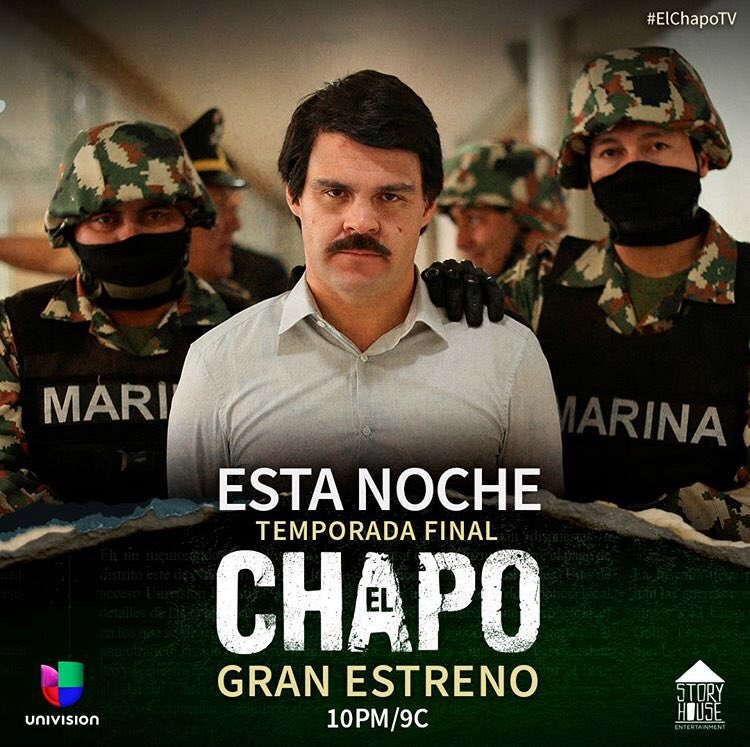 Que emociiooon! Finalmente esta noche #ElChapoTV por @univisiondallas a las 10p/9p 🙌🏼