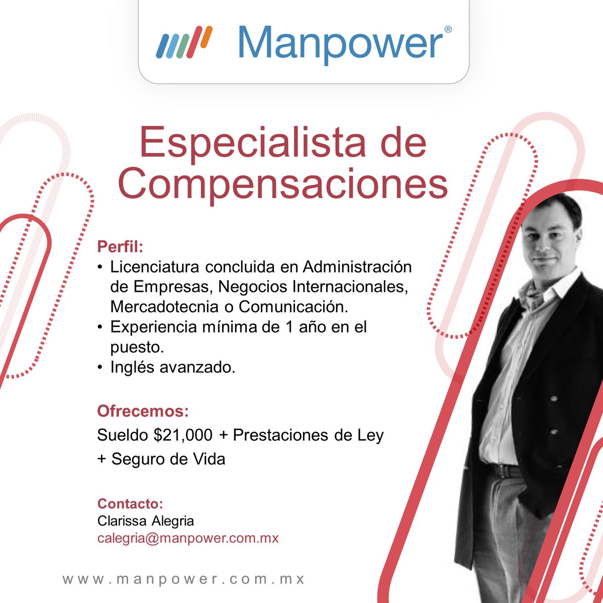 ManpowerMeCA's tweet image. #Vacante para la #CDMX