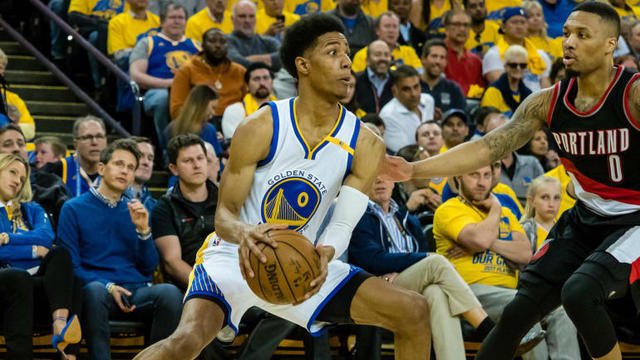 Playdraftpro's tweet photo. With no Kevin Durant, Warriors' Game 2 win highlights some of Bob Myers' best work https://t.co/ylgbptRQRx https://t.co/kVrfumiCEo