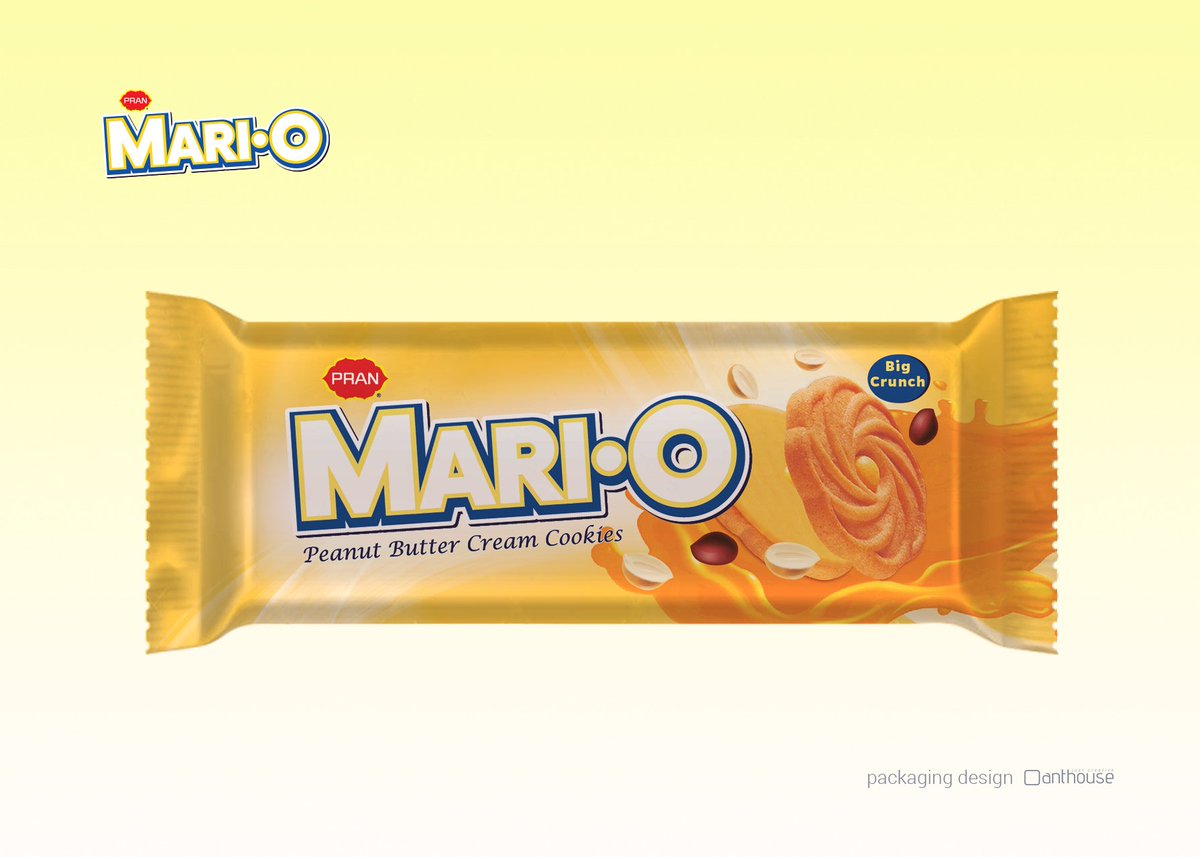 anthouse_inc's tweet image. MARI.O Peanut Butter Cream Cookies

#cookiespackaging
#packagingdesign
#peanutbuttercookie
#cookies
#graphicdesign