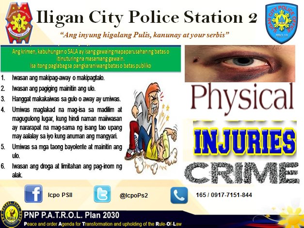 IcpoPs2's tweet photo. Physical Injuries is a CRIME...
A Friendly Reminder from ICPS2 Family... https://t.co/Es1k7ly38N