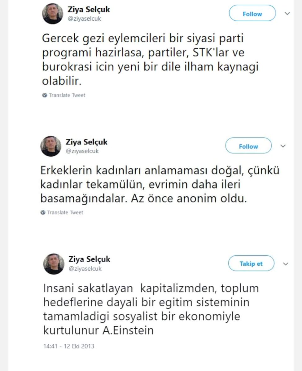 Yeni milli eğitim bakanı Sosyalist ekonomi diyen bir özel okullar sahibi. Ailelere özel okullar için para desteği verilmesini destekleyen biri. Sosyalist ekonomi ama kapitalist eğitim. Ziya Selçuk isminden tek memnun olmayan benim herhalde #YeniKabineYeniTürkiye