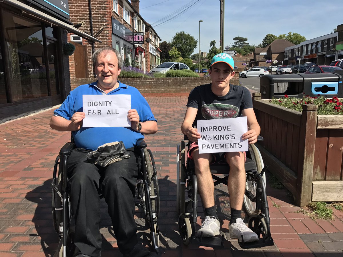 GPActionGroup's tweet image. GPAG Founder, Chris Martin along with Woking Labour's Josh Reid, made the Woking Advertiser for their taking part in a Wheelchair Challenge last week to raise awareness for the shocking challenges faced by disabled people every day facebook.com/17220859478672…