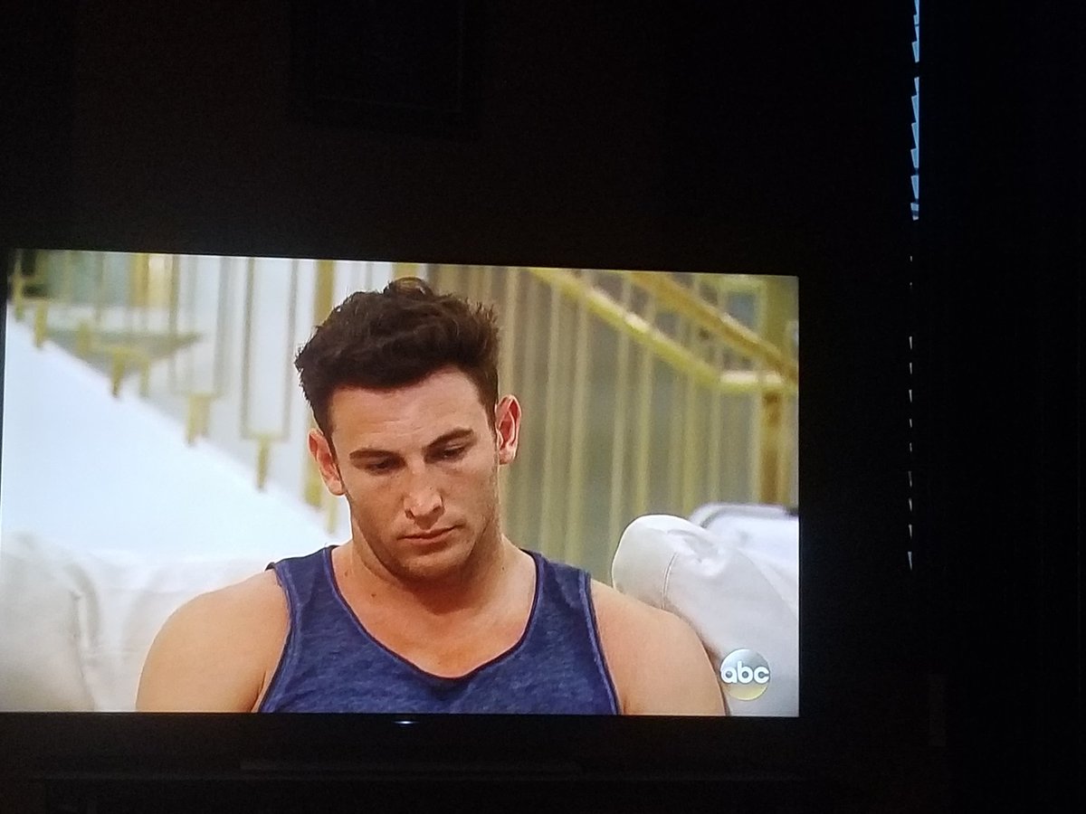 thebachdiaries's tweet photo. now that Chris is gone, production has found their next victim to fuck with #TheBachelorette https://t.co/snT5v26fQF