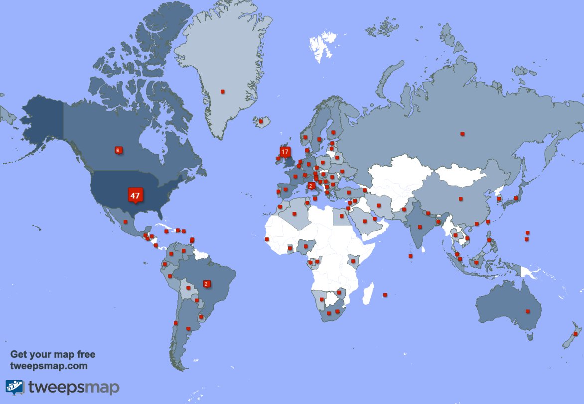 I have 4 new followers from UK., and more last week. See tweepsmap.com/!GuitCast