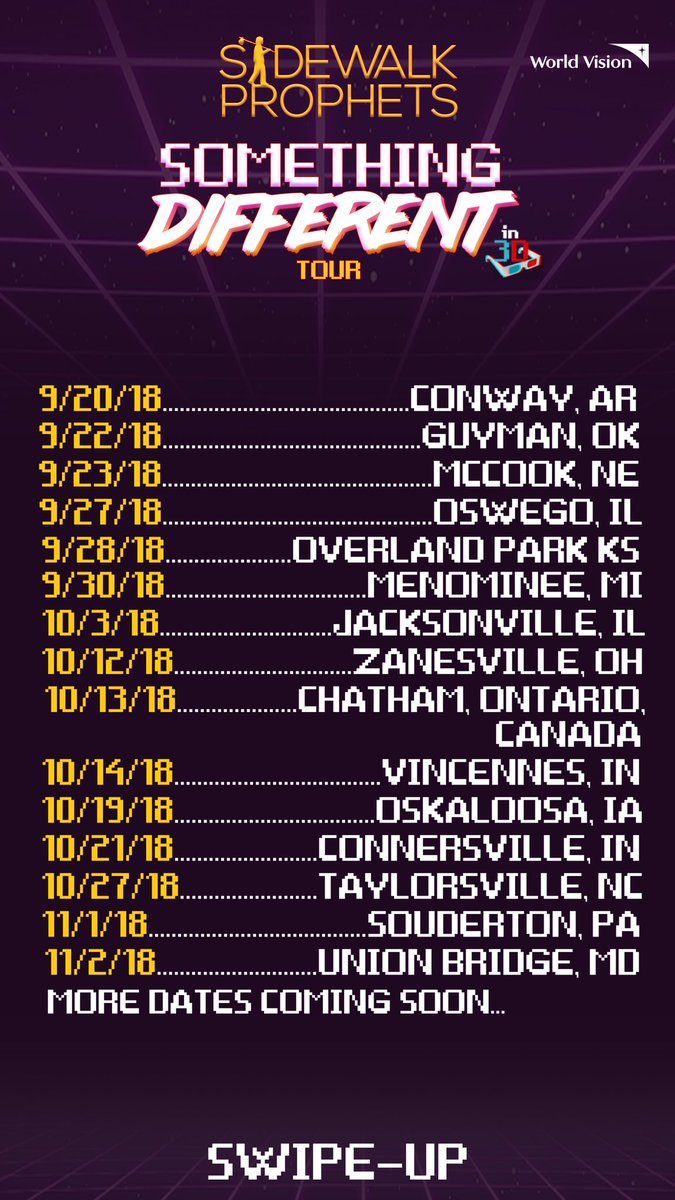 swprophets's tweet photo. We are so excited to continue the #SomethingDifferentTour this fall with special guests @bonraymusic and @carmenjofficial! Tickets are on sale NOW at https://t.co/HP1en3pVK4. More dates to be added soon! https://t.co/2HOvNosB16