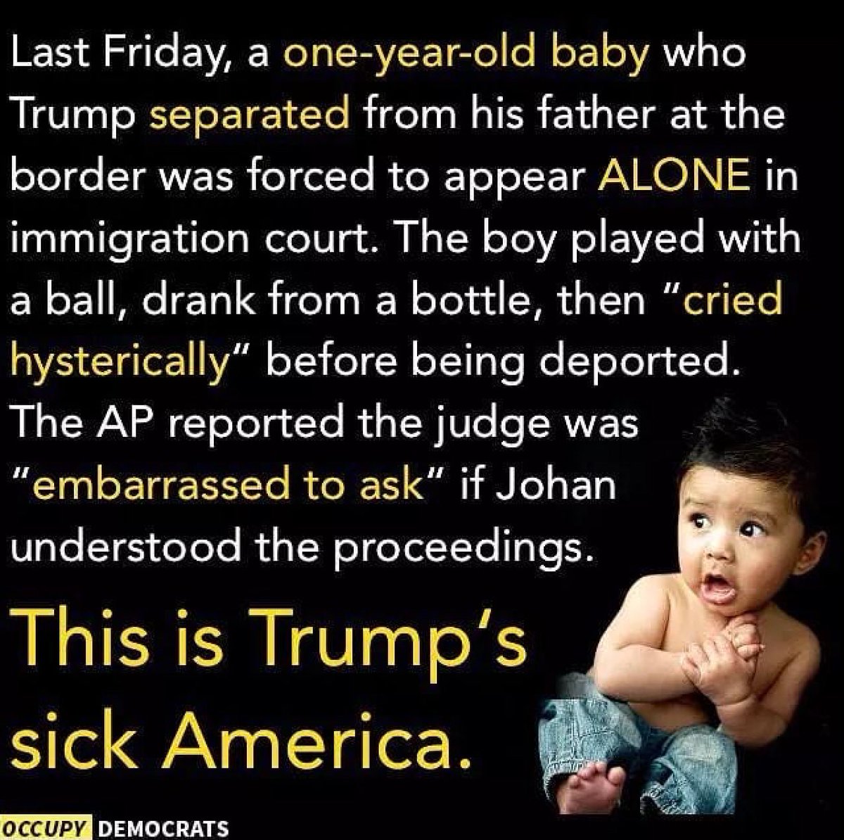 Graftacus's tweet photo. What happens when you elect a sick #MorallyDerelict #FatAss nazi #Traitor to the position of #potus
#KidnappertRUMP
#WhereAreTheChildren
#tRUMPConcentrationCamps https://t.co/zw2gXk84TX