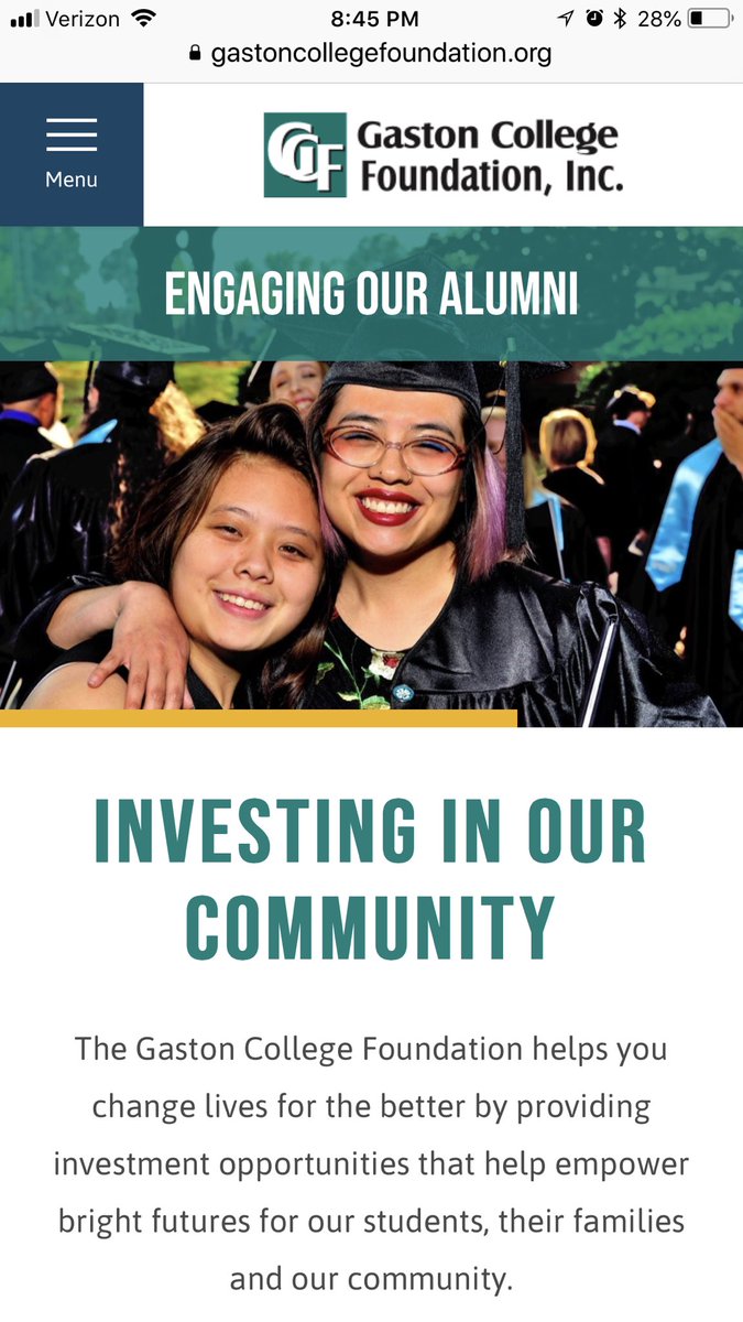 GastonAlumni's tweet photo. Excited to launch our new website for the Foundation and alumni relations! https://t.co/rlnURoleLG #gcproud #gastoncollege https://t.co/yjX3csI9yH