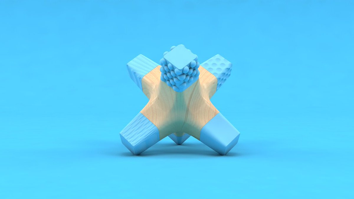 RussCluff's tweet image. Another #siliconeteether #design in the works. #babytoy #teethertoy #babytoys #id #industrialdesign #ideation #sketch #render #cad #3D  #girls #boys #kids #parenting #productdesign #minimalism