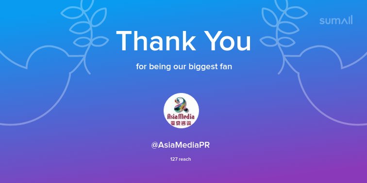 kevinkansg's tweet photo. Our biggest fans this week: @AsiaMediaPR. Thank you! via https://t.co/m3tlkBYLex https://t.co/7iJXkH2Rsw