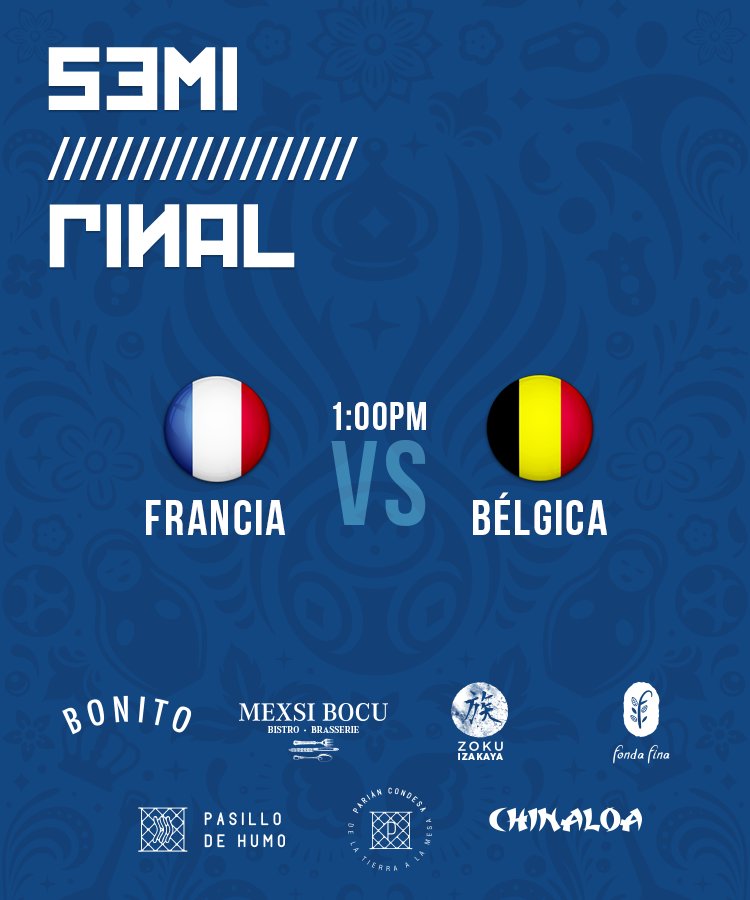 FondaFinaMX's tweet photo. ¡Mañana es el primer partido de la #Semifinal! Disfruta toda la pasión con la mejor compañía en los restaurantes de #GrupoBONITO #SiGanaTuEquipoTocaMezcal
—
#BonitoPopFood #BONITOPalmas #MexsiBocu #FondaFina #PasilloDeHumo #ParianCondesa #ZokuIzakaya #Chinaloa https://t.co/1hbrRSRlbk
