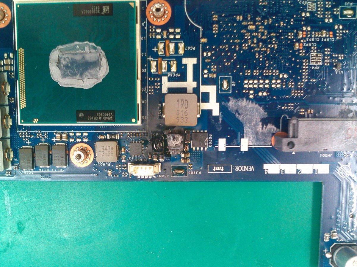 パソコン修理 データ復旧のイーライフ Na Tviteru 本日ご紹介するブログ日誌は Nec Versapro J Vf G Vj18efw21szgscoでwindows 7仕様 状態が水濡れのためマザーボードが腐食や焼損しています パソコン修理屋さん データ復旧 池袋 東京 豊島区 マザーボード