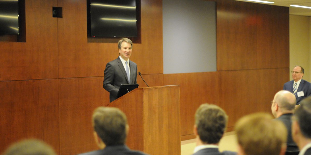 georgetownprep's tweet photo. The Honorable Brett Kavanaugh '83 has been nominated to serve on the Supreme Court of the United States. #ScotusPick https://t.co/a7Qxfl2giN https://t.co/4ch2RwlBs9
