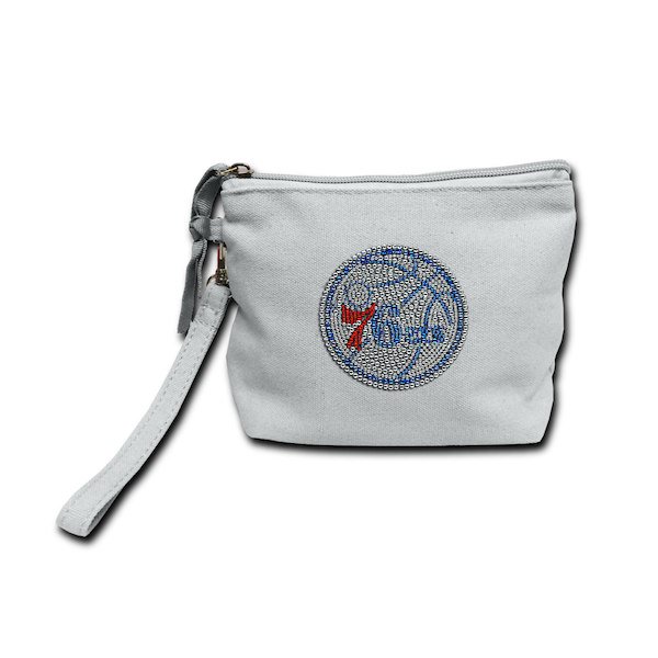 Women's Philadelphia 76ers Gray Small Makeup Purse, Your Price: $24.99 dld.bz/gTFgd