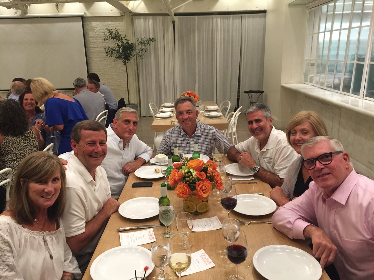 The value of great relationships. At opening board dinner of Destinations International with m/m William Pate (Atlanta &amp; chair elect), m/m Don Welsh, Butch Spyridon (Nashville) and Chris Thompson (Brand USA)#travel