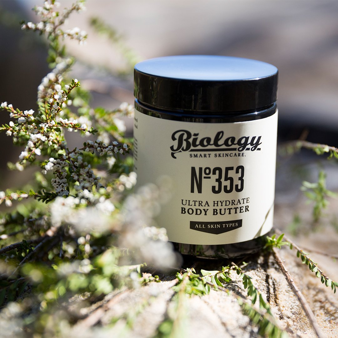BiologySkin's tweet photo. Need a moisture surge for your skin? Our No.353 Ultra Hydrate Body Butter delivers essential vitamins and essential fatty acids to boost hyaluronic acid levels for super soft, hydrated skin. #biologyskin #AUnatural https://t.co/vLWTHLjRjm