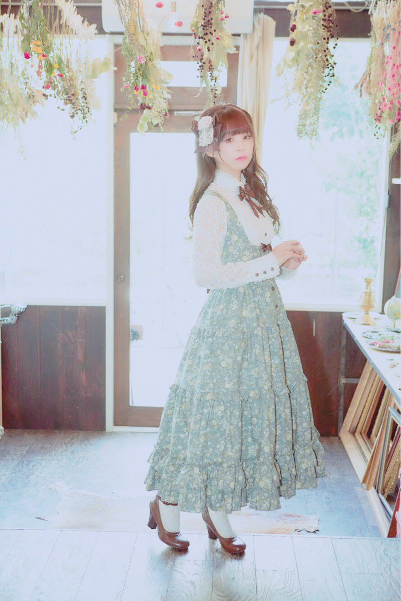イングリッシュガーデンティアードジャンパースカート」 ～英国のお庭