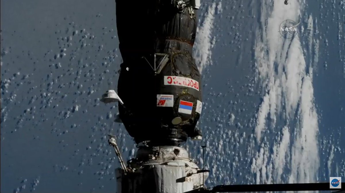 tariqjmalik's tweet photo. DOCKING! @roscosmos nails the fastest-ever cargo trip to @space_station. Less than 4 hours from Earth to ISS. @NASA #Progress70 https://t.co/KiyTogiSJj