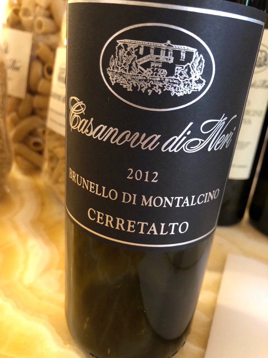 Great tasting last week at Casanova di Neri. 2012 Cerretalto was in fine form. 97 pts by <a href="/JamesSuckling/">James Suckling</a>
