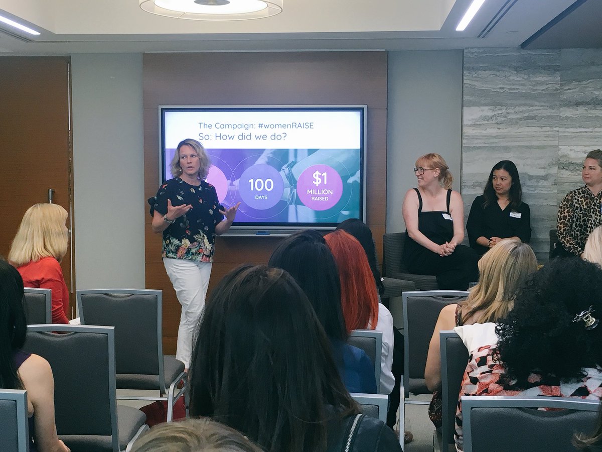 $800K raised since the #WomenRAISE campaign to raise $1M in 100 days!