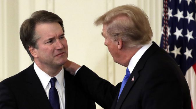 Trump picks Brett Kavanaugh, the judge most likely to protect Don the Con in Supreme Court decisions affecting him personally. The Big Orange Cheeto will certainly pardon himself now! 
#sad #resist #ScotusPick #SCOTUS #SupremeCourt #JudgeShopping #DonTheCon