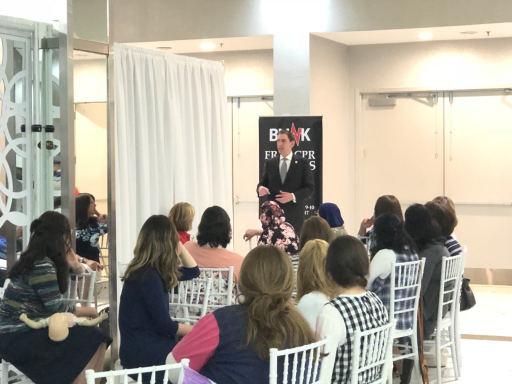 Nearly everyone has had the terrifying experience of helplessly standing by as a child or a friend choked on a bite of food. 

BLINK is giving back the power to help by offering free CPR training. It was a pleasure to join and support tonight’s event with 250 community members.